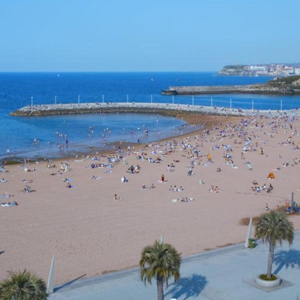 Apartamento Arbeyal Playa Gijón Dış mekan fotoğraf
